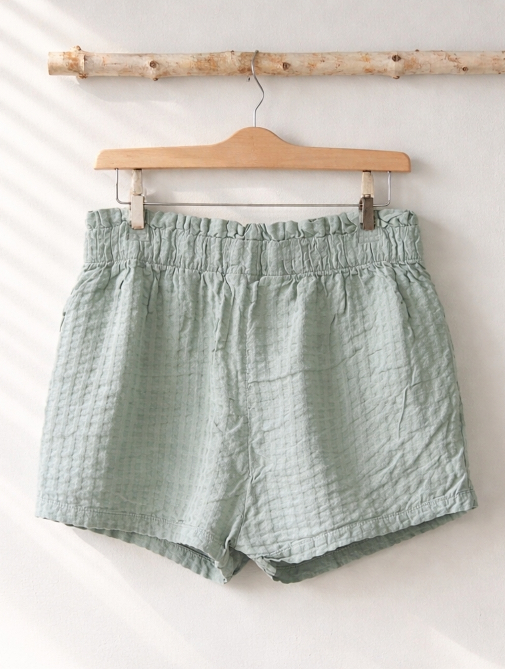 🔆𝟲/$𝟮𝟬 𝑯&𝑴 𝑮𝒊𝒓𝒍𝒔 𝑴𝒊𝒏𝒕 𝑮𝒓𝒆𝒆𝒏 𝑯𝒊-𝑹𝒊𝒔𝒆 𝑺𝒉𝒐𝒓𝒕𝒔 - Picture 3 of 10